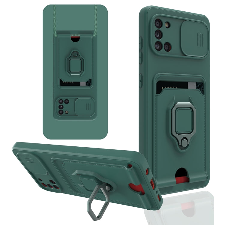 For Samsung Galaxy A31 Sliding Camera Cover Design TPU Phone Case