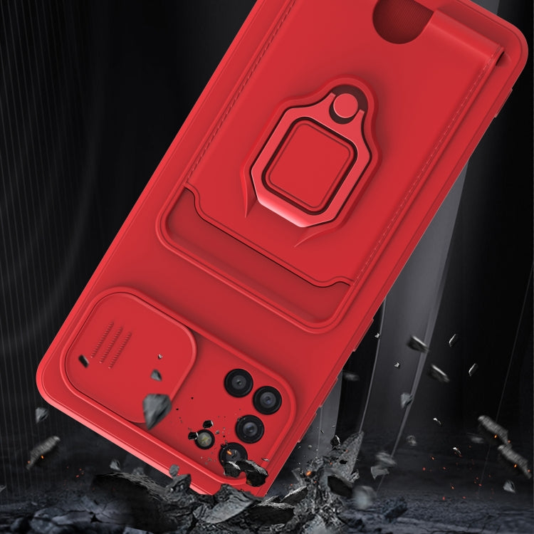 For Samsung Galaxy A31 Sliding Camera Cover Design TPU Phone Case