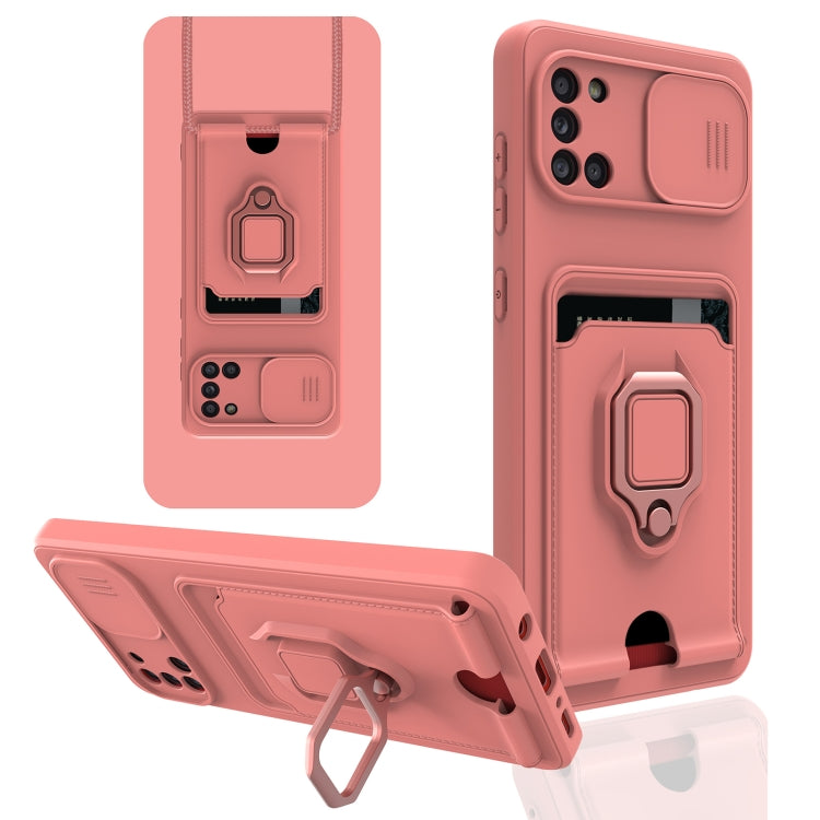 For Samsung Galaxy A31 Sliding Camera Cover Design TPU Phone Case