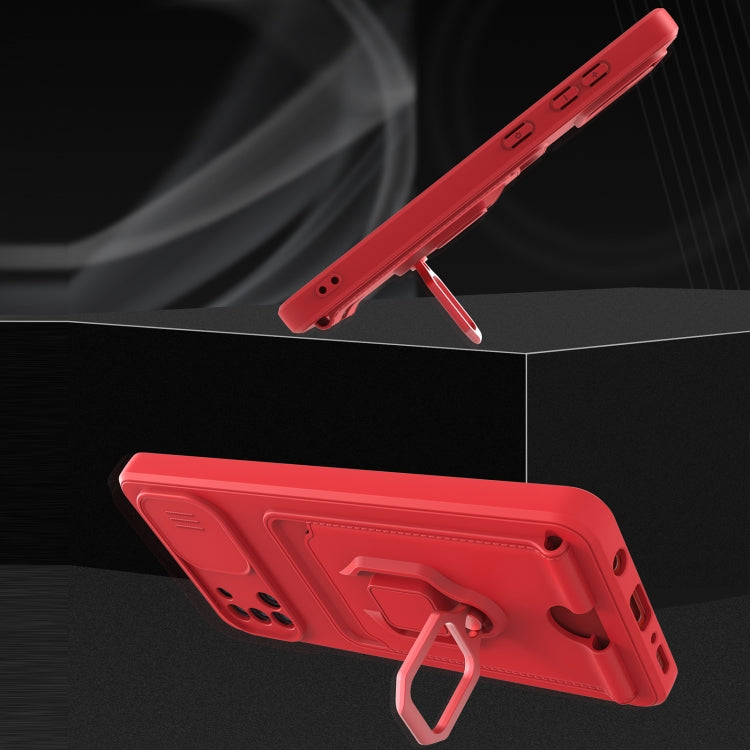 For Samsung Galaxy A31 Sliding Camera Cover Design TPU Phone Case