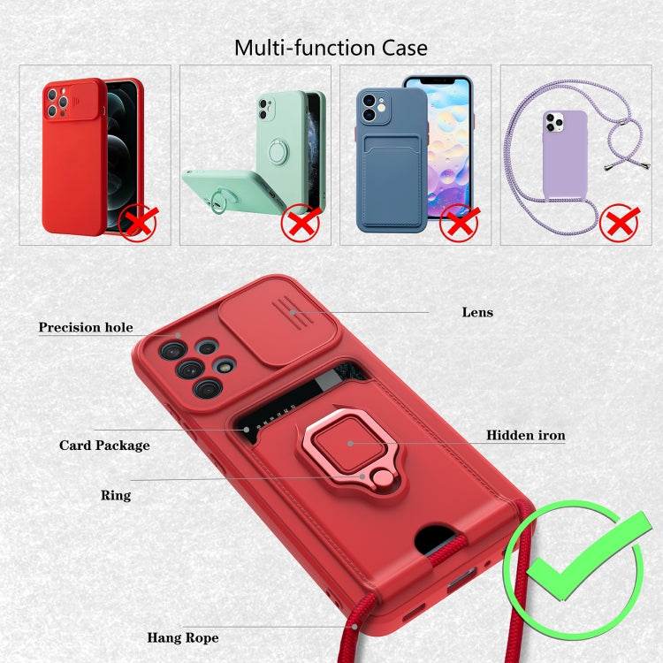 For Samsung Galaxy A32 4G Sliding Camera Cover Design TPU Phone Case