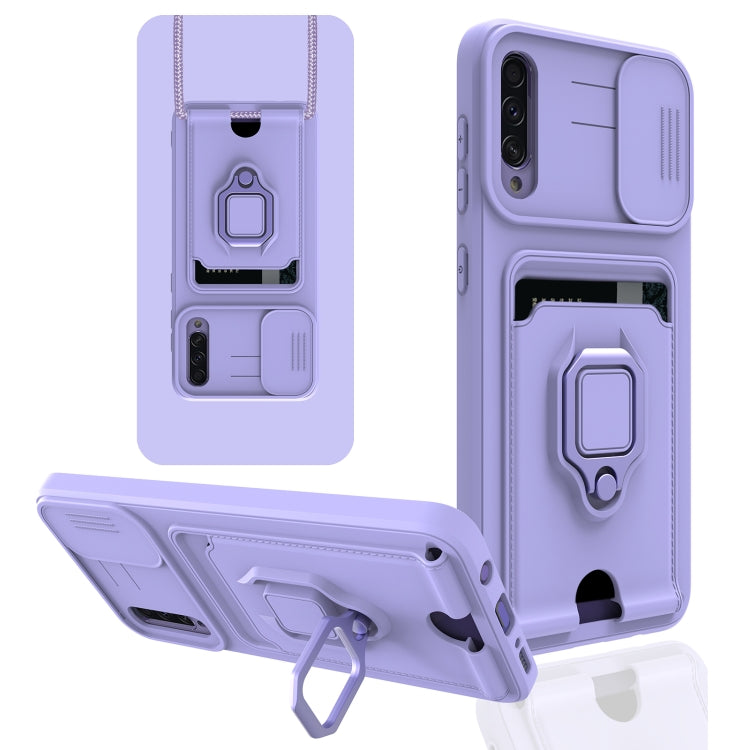 For Samsung Galaxy A50 / A30s / A50s Sliding Camera Cover Design TPU Phone Case