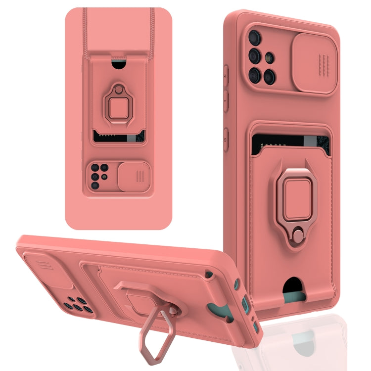 For Samsung Galaxy A51 Sliding Camera Cover Design TPU Phone Case