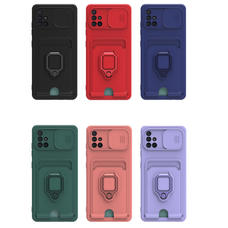 For Samsung Galaxy A51 Sliding Camera Cover Design TPU Phone Case