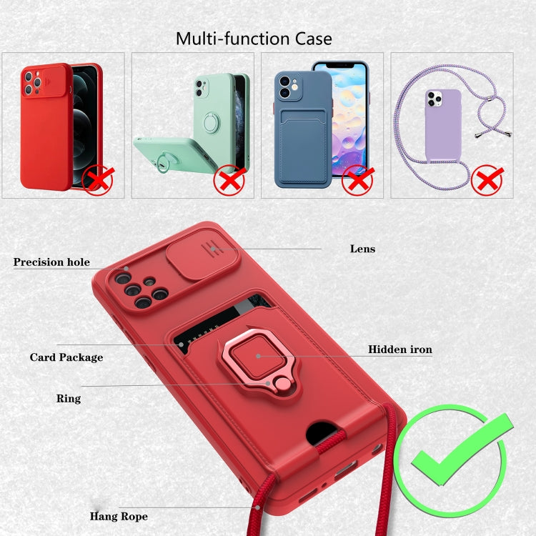 For Samsung Galaxy A71 Sliding Camera Cover Design TPU Phone Case