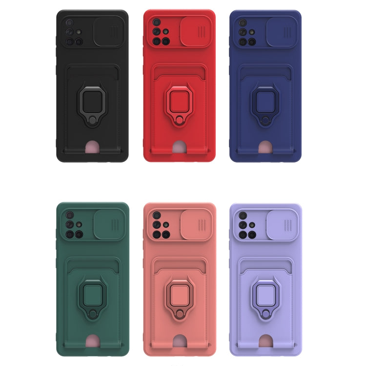 For Samsung Galaxy A71 Sliding Camera Cover Design TPU Phone Case
