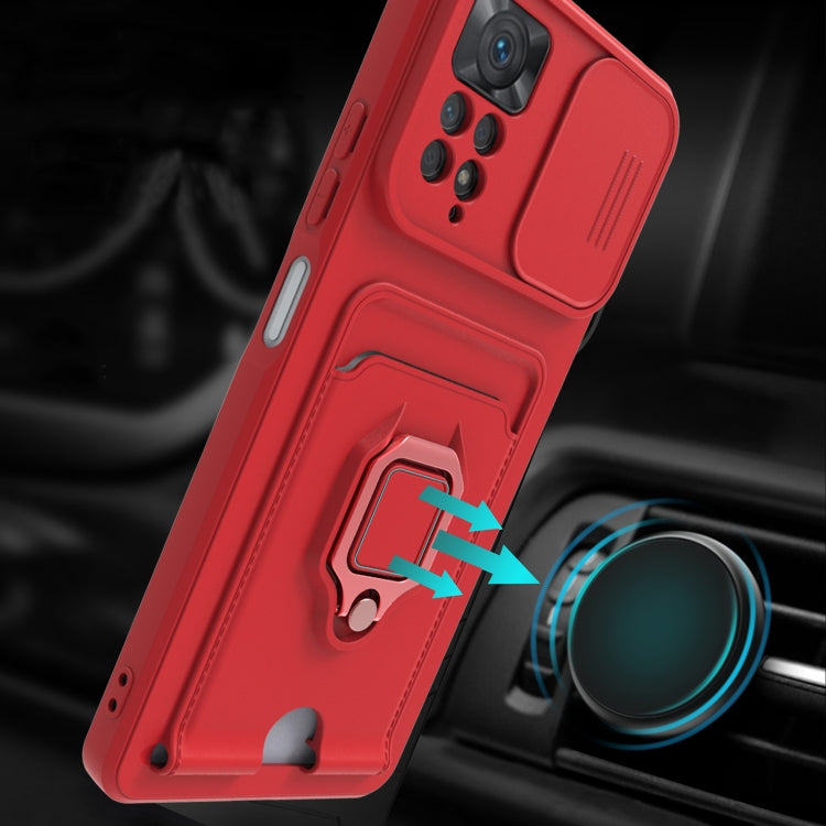 For Xiaomi Redmi Note 11 Pro Global Sliding Camera Cover Design TPU Phone Case