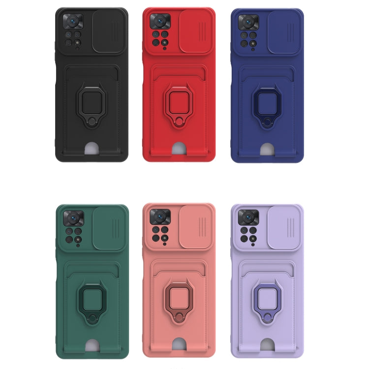For Xiaomi Redmi Note 11 Pro Global Sliding Camera Cover Design TPU Phone Case