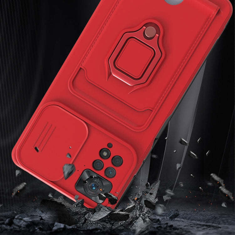 For Xiaomi Redmi Note 11 Pro Global Sliding Camera Cover Design TPU Phone Case