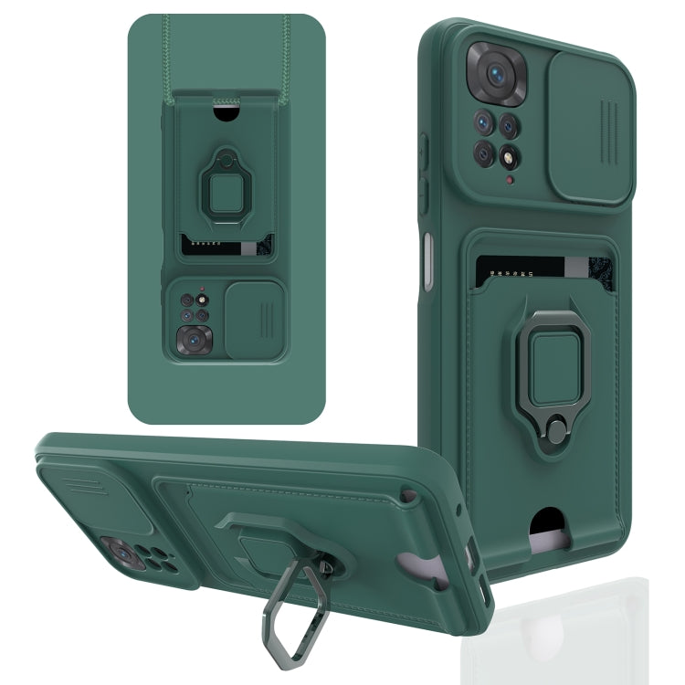 For Xiaomi Redmi Note 11S Global Sliding Camera Cover Design TPU Phone Case