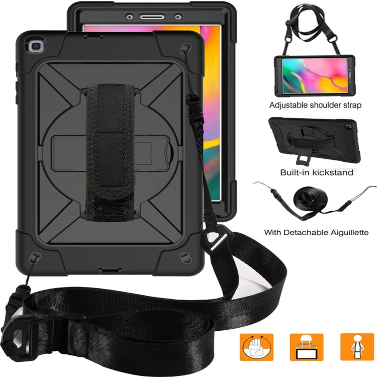 For Galaxy Tab A 8.0 (2019) T290 Contrast Color Silicone + PC Combination Case with Holder