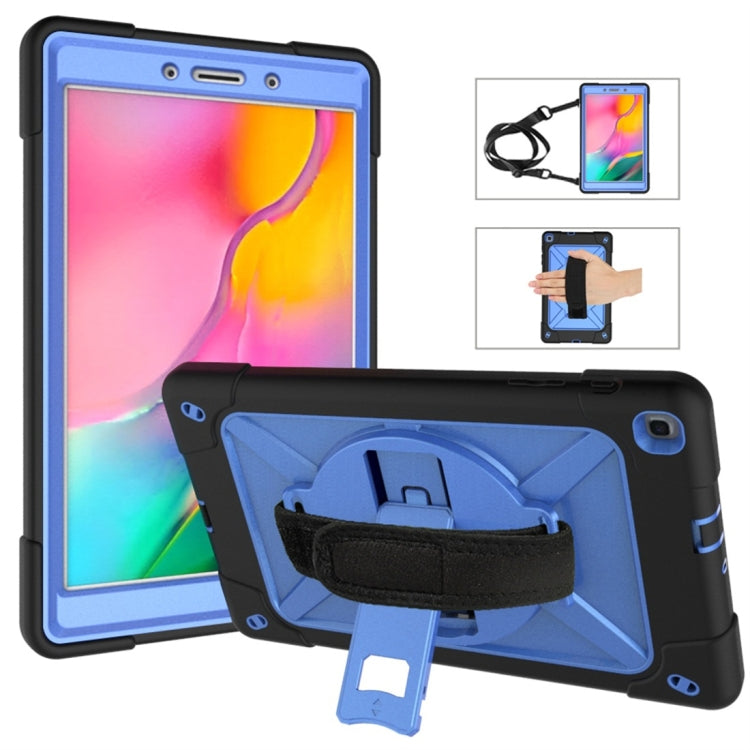 For Galaxy Tab A 8.0 (2019) T290 Contrast Color Silicone + PC Combination Case with Holder