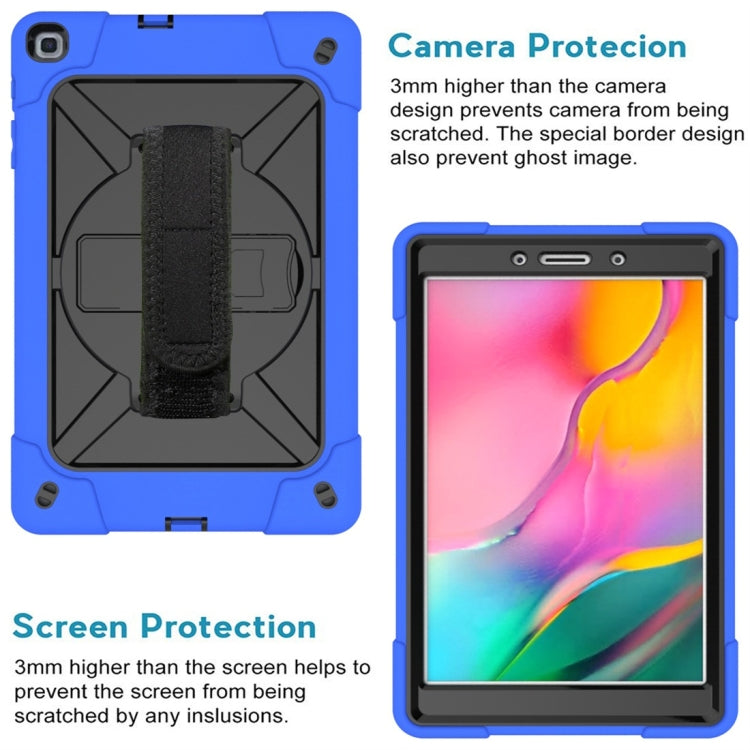 For Galaxy Tab A 8.0 (2019) T290 Contrast Color Silicone + PC Combination Case with Holder