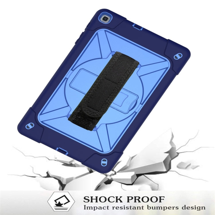 For Galaxy Tab A 8.0 (2019) T290 Contrast Color Silicone + PC Combination Case with Holder