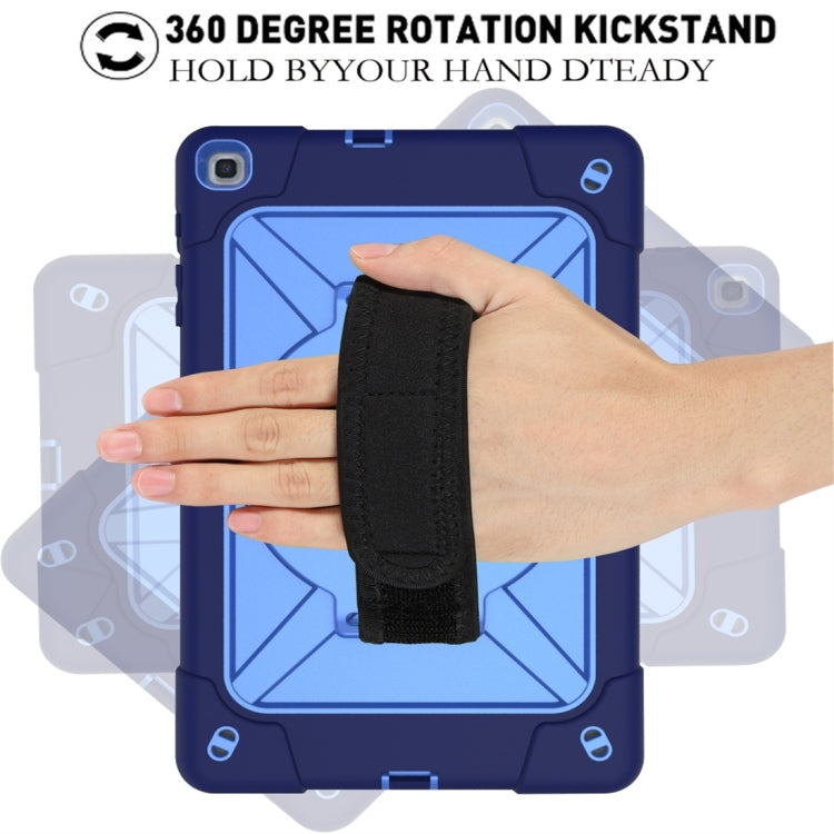 For Galaxy Tab A 8.0 (2019) T290 Contrast Color Silicone + PC Combination Case with Holder