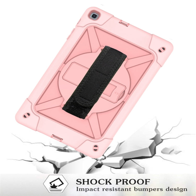 For Galaxy Tab A 8.0 (2019) T290 Contrast Color Silicone + PC Combination Case with Holder