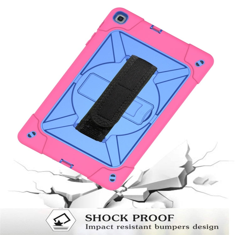 For Galaxy Tab A 8.0 (2019) T290 Contrast Color Silicone + PC Combination Case with Holder