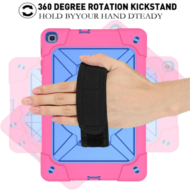 For Galaxy Tab A 8.0 (2019) T290 Contrast Color Silicone + PC Combination Case with Holder