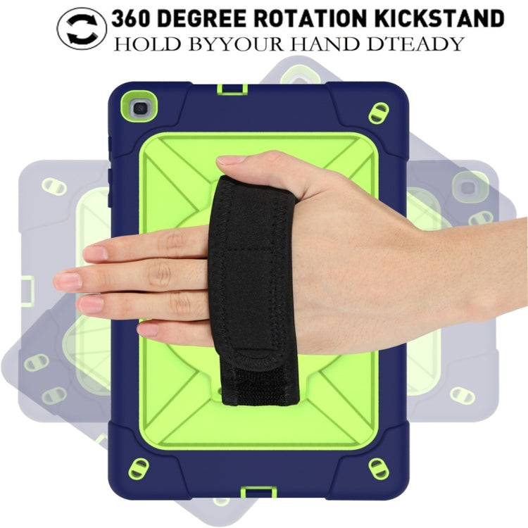 For Galaxy Tab A 8.0 (2019) T290 Contrast Color Silicone + PC Combination Case with Holder