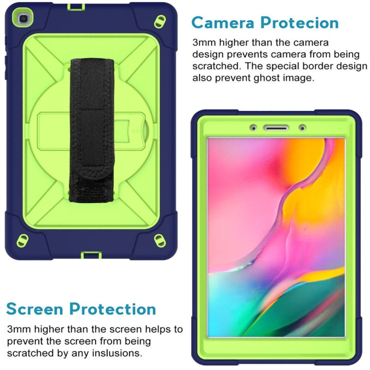 For Galaxy Tab A 8.0 (2019) T290 Contrast Color Silicone + PC Combination Case with Holder