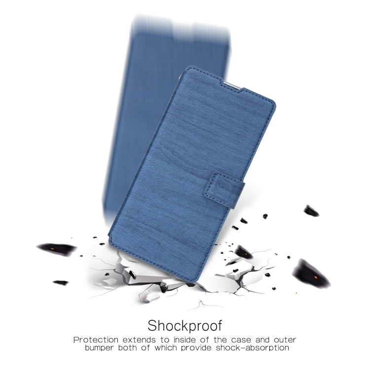 For Huawei Mate 20 Ultra-thin Tree Texture Horizontal Flip TPU + PU Leather Case, with Card Slots & Holder & Lanyard