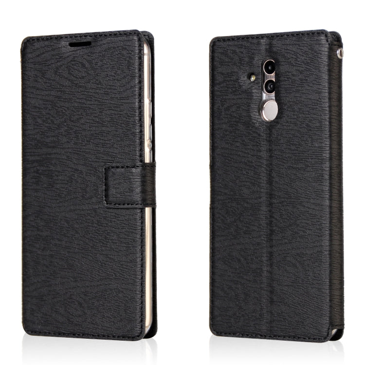 For Huawei Mate 20 Lite Ultra-thin Tree Texture Horizontal Flip TPU + PU Leather Case, with Card Slots & Holder & Lanyard