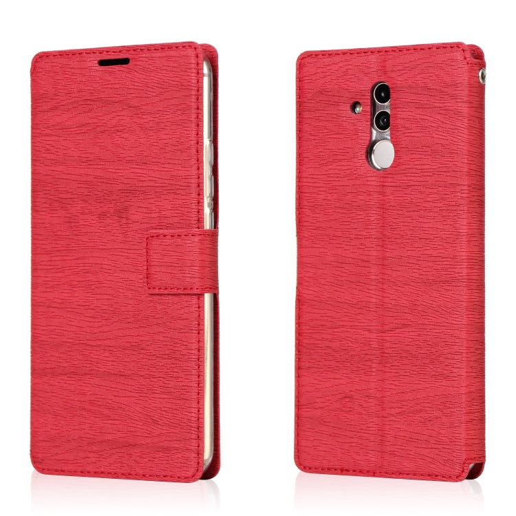 For Huawei Mate 20 Lite Ultra-thin Tree Texture Horizontal Flip TPU + PU Leather Case, with Card Slots & Holder & Lanyard
