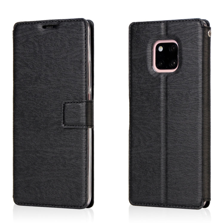 For Huawei Mate 20 Pro Ultra-thin Tree Texture Horizontal Flip TPU + PU Leather Case, with Card Slots & Holder & Lanyard