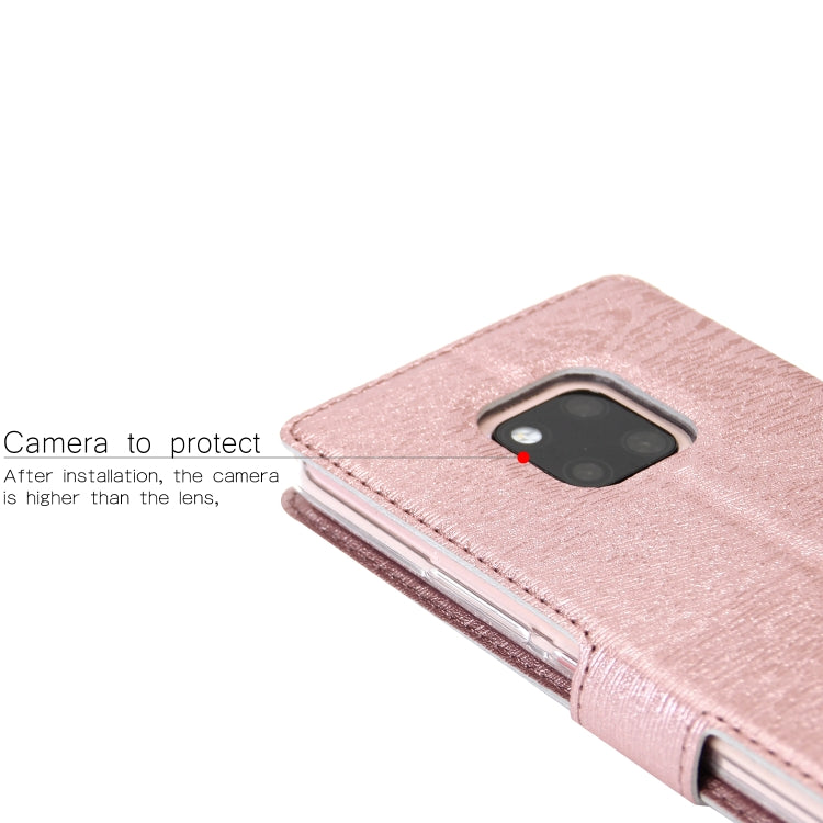For Huawei Mate 20 Pro Ultra-thin Tree Texture Horizontal Flip TPU + PU Leather Case, with Card Slots & Holder & Lanyard