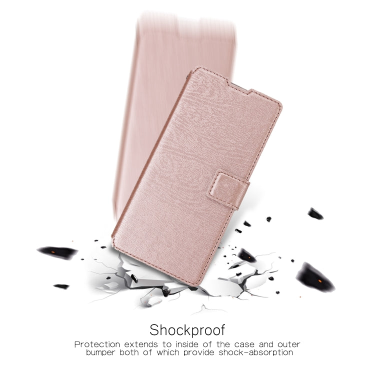 For Huawei P20 Lite Ultra-thin Tree Texture Horizontal Flip TPU + PU Leather Case, with Card Slots & Holder & Lanyard