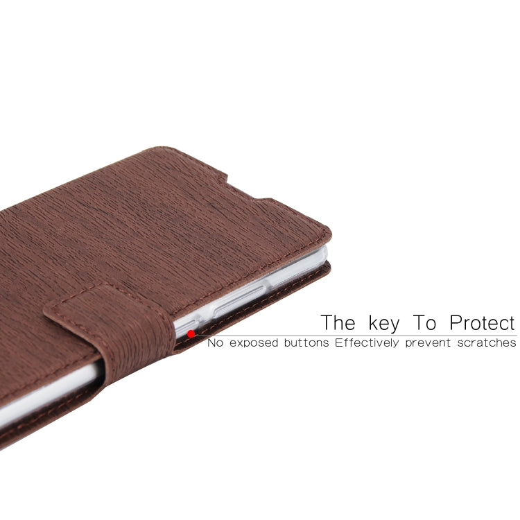 For Huawei P30 Ultra-thin Tree Texture Horizontal Flip TPU + PU Leather Case, with Card Slots & Holder & Lanyard