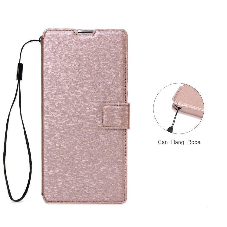 For Huawei P30 Lite Ultra-thin Tree Texture Horizontal Flip TPU + PU Leather Case, with Card Slots & Holder & Lanyard