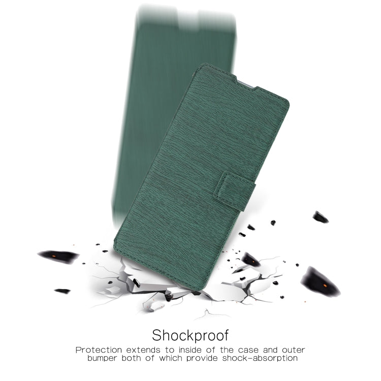 For Huawei P30 Pro Ultra-thin Tree Texture Horizontal Flip TPU + PU Leather Case, with Card Slots & Holder & Lanyard