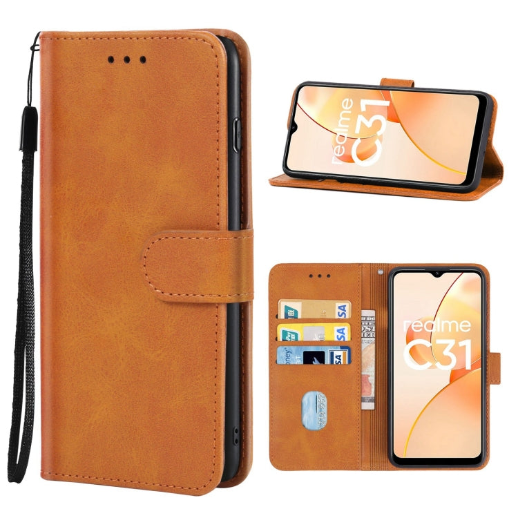 Leather Phone Case For OPPO Realme C31