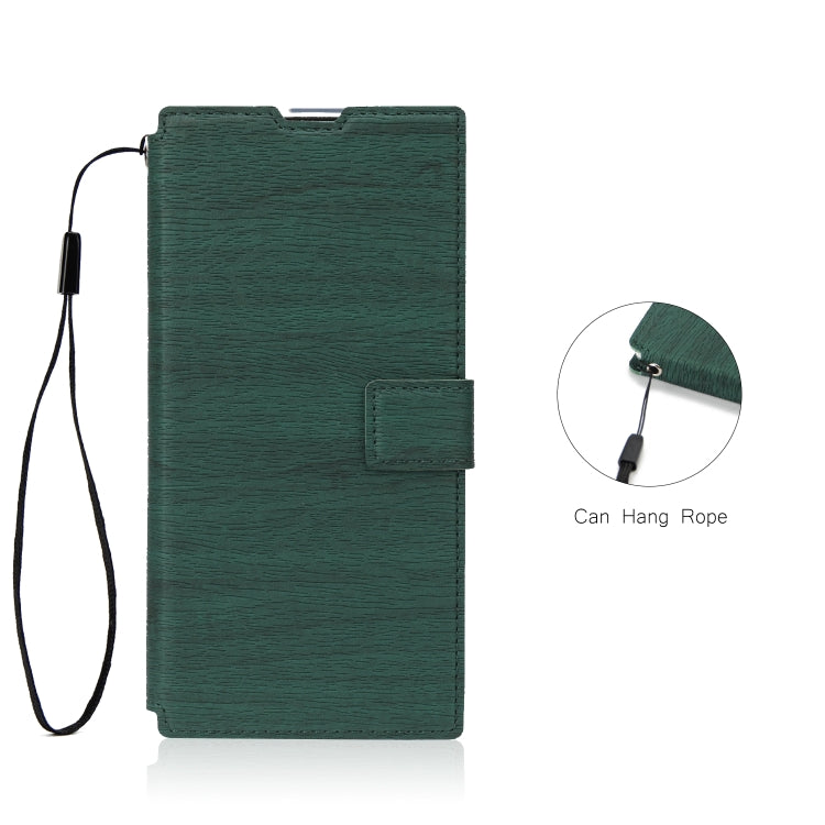 For Galaxy Note10 5G Ultra-thin Tree Texture Horizontal Flip TPU + PU Leather Case, with Card Slots & Holder & Lanyard