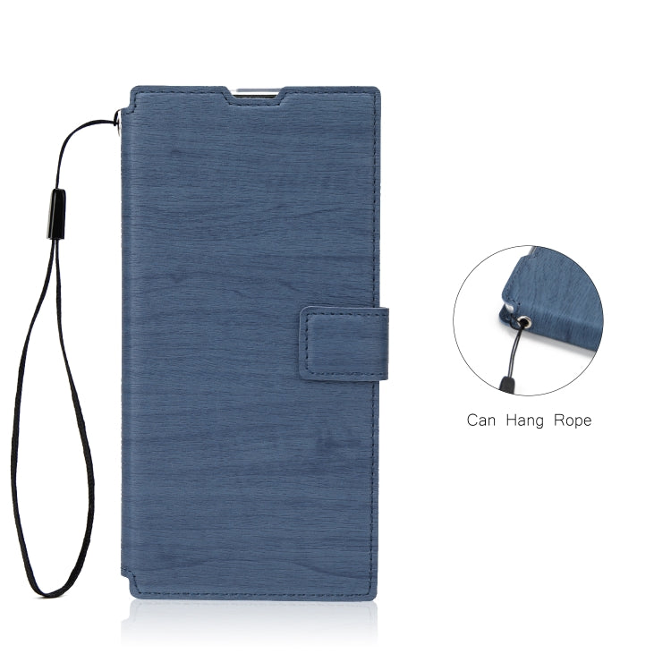 For Galaxy Note10 5G Ultra-thin Tree Texture Horizontal Flip TPU + PU Leather Case, with Card Slots & Holder & Lanyard