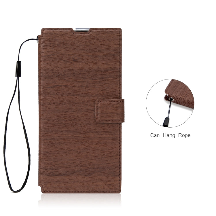 For Galaxy Note10+ 5G Ultra-thin Tree Texture Horizontal Flip TPU + PU Leather Case, with Card Slots & Holder & Lanyard