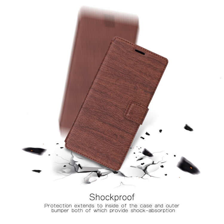 For Galaxy A7 (2018) Ultra-thin Tree Texture Horizontal Flip TPU + PU Leather Case, with Card Slots & Holder & Lanyard