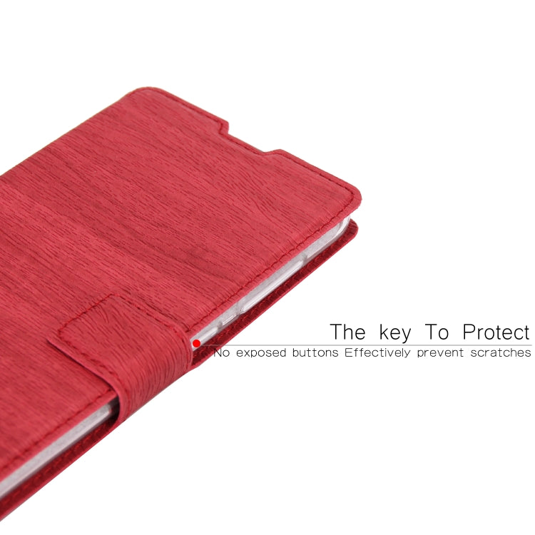 For Galaxy A40 Ultra-thin Tree Texture Horizontal Flip TPU + PU Leather Case, with Card Slots & Holder & Lanyard