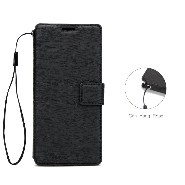 For Galaxy Note9 Ultra-thin Tree Texture Horizontal Flip TPU + PU Leather Case, with Card Slots & Holder & Lanyard