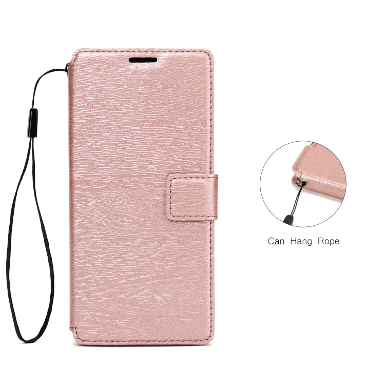 For Galaxy Note9 Ultra-thin Tree Texture Horizontal Flip TPU + PU Leather Case, with Card Slots & Holder & Lanyard