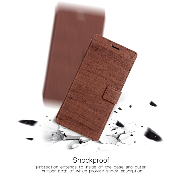 For Galaxy Note9 Ultra-thin Tree Texture Horizontal Flip TPU + PU Leather Case, with Card Slots & Holder & Lanyard