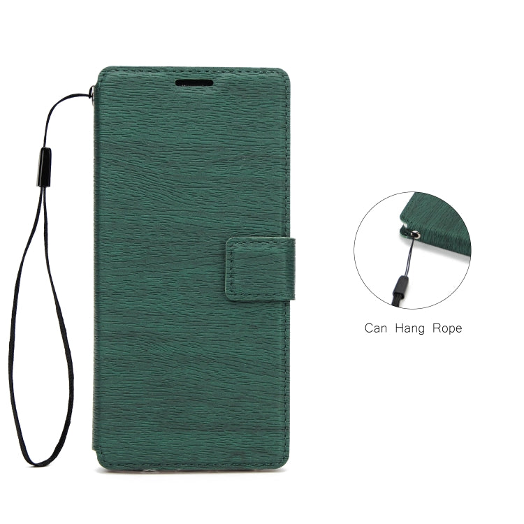 For Galaxy S8 Ultra-thin Tree Texture Horizontal Flip TPU + PU Leather Case, with Card Slots & Holder & Lanyard