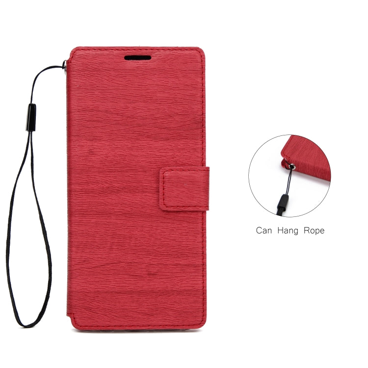 For Galaxy S8 Ultra-thin Tree Texture Horizontal Flip TPU + PU Leather Case, with Card Slots & Holder & Lanyard
