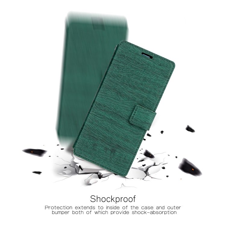 For Galaxy S9 Ultra-thin Tree Texture Horizontal Flip TPU + PU Leather Case, with Card Slots & Holder & Lanyard