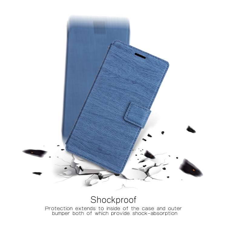 For Galaxy S9+ Ultra-thin Tree Texture Horizontal Flip TPU + PU Leather Case, with Card Slots & Holder & Lanyard
