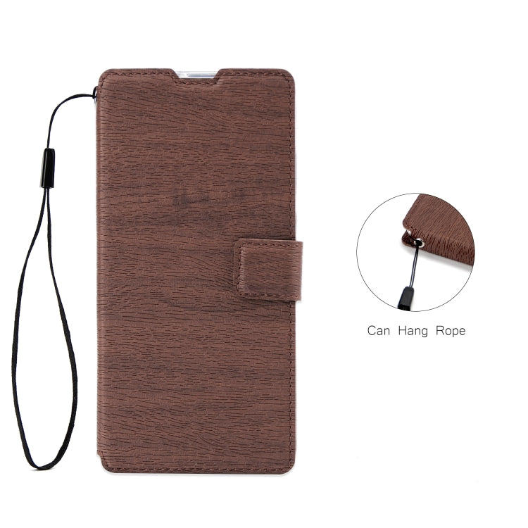 For Galaxy S10+ Ultra-thin Tree Texture Horizontal Flip TPU + PU Leather Case, with Card Slots & Holder & Lanyard
