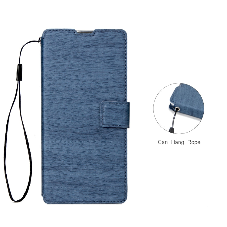 For Xiaomi Redmi Note 7 Ultra-thin Tree Texture Horizontal Flip TPU + PU Leather Case, with Card Slots & Holder & Lanyard