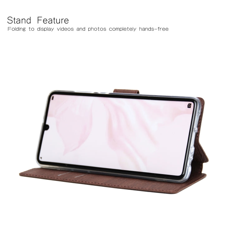 For Xiaomi Mi 9 Ultra-thin Tree Texture Horizontal Flip TPU + PU Leather Case, with Card Slots & Holder & Lanyard
