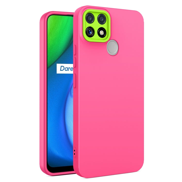 For OPPO Realme C12 / C25 Eagle Eye Lens Oily Feel TPU + PC Phone Case